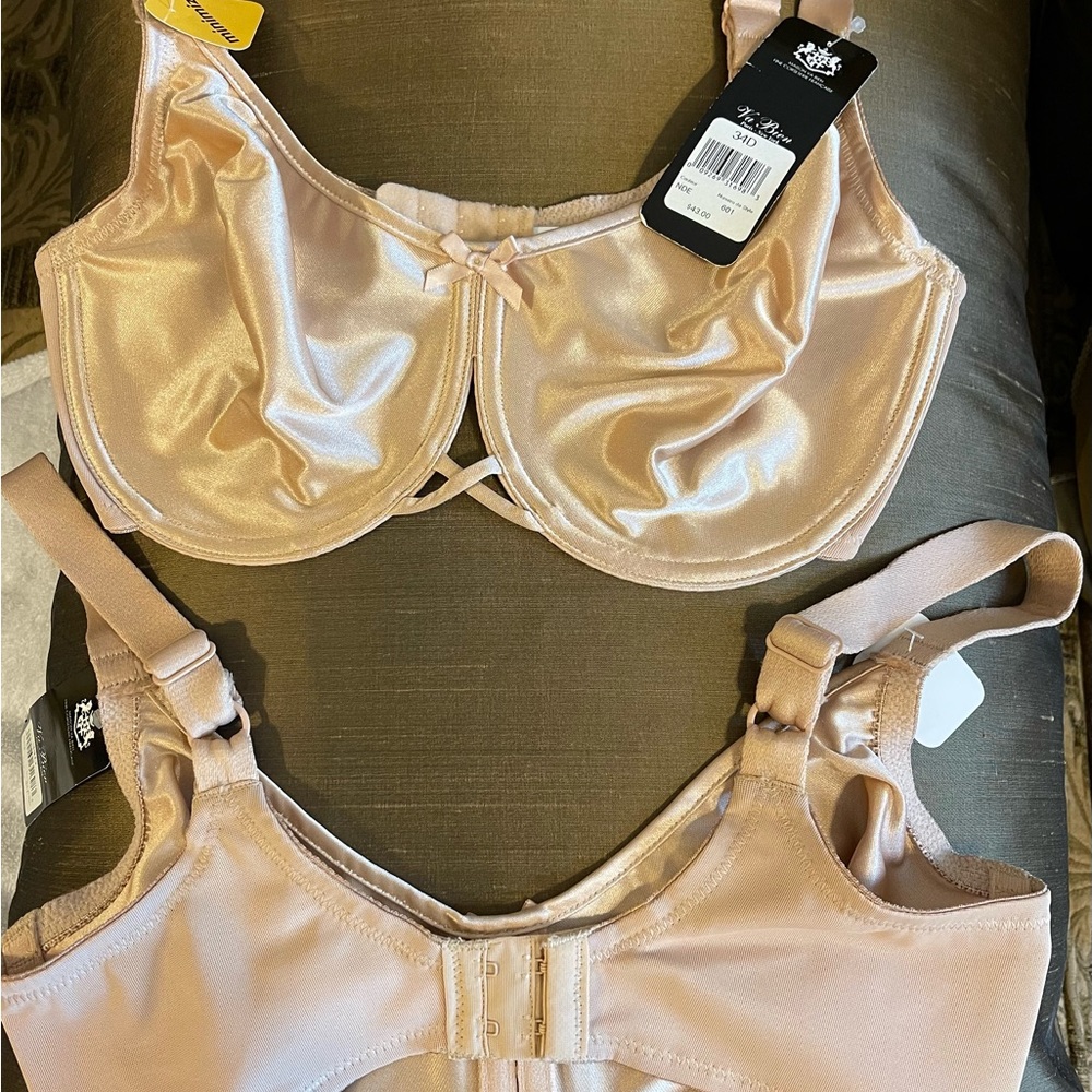 Va Bien Nude Women's Vintage Fit Unlined Minimizer Underwire 34D - Picture 2 of 7